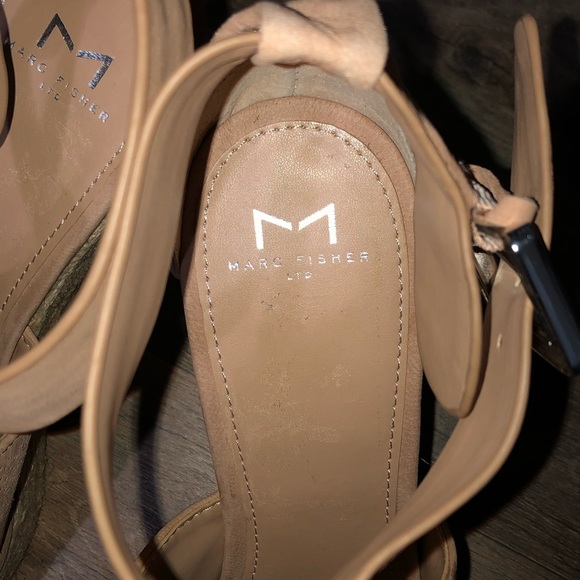 Marc Fisher Allison Perforated Espadrille Sandal - Picture 5 of 8